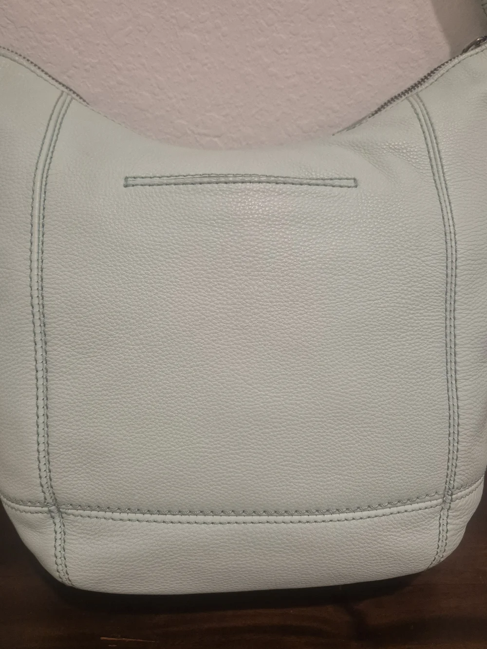 The Sak Sequoia Pebbled Leather Hobo Bag/Purse Soft Mint Green